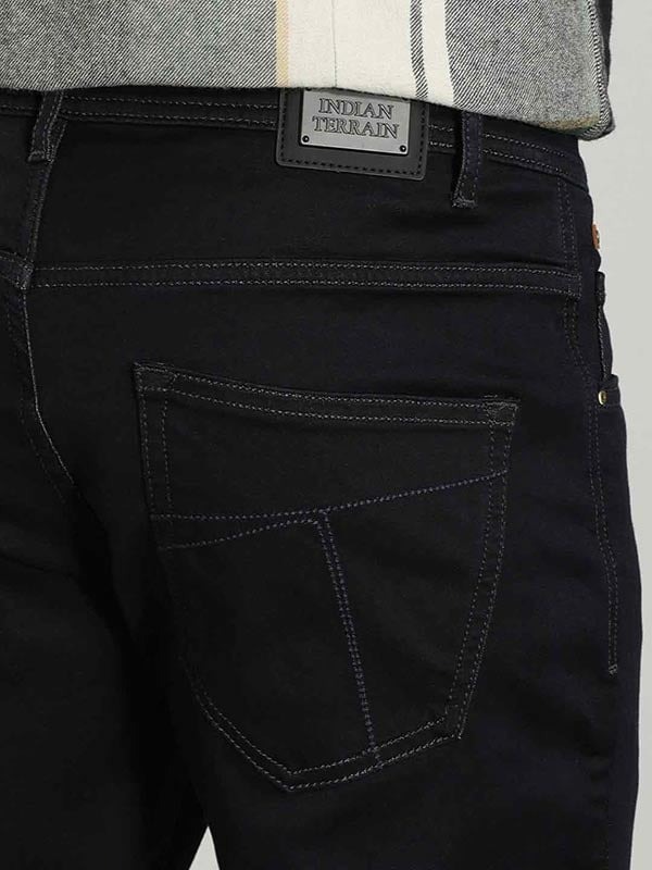Indian Terrain Men Dark Blue Jeans